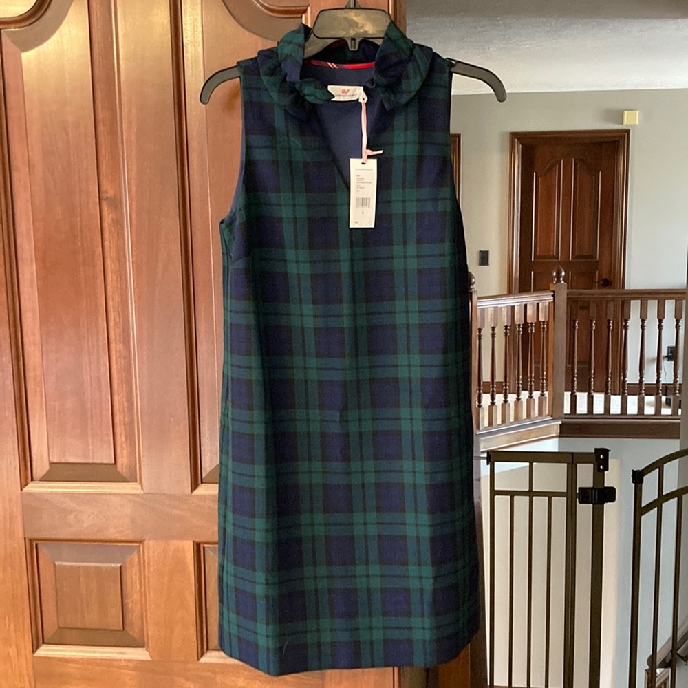 Vineyard Vines Tartan print dress! Perfect for holidays!